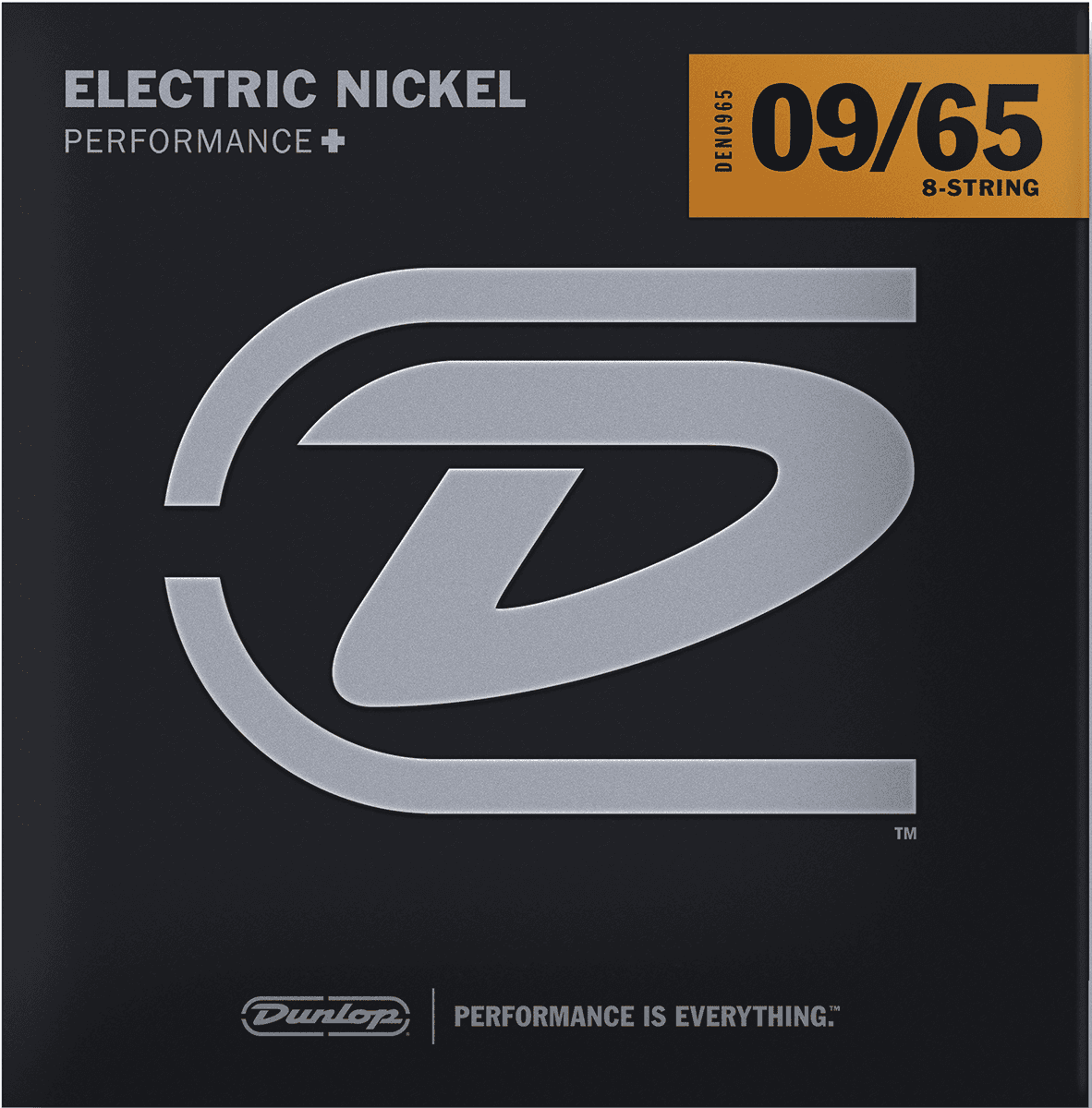 NICKEL PLATED STEEL ELECTRIC STRINGS STEEL ELECTRIC SET LIGHT 8 STRINGS 09-65