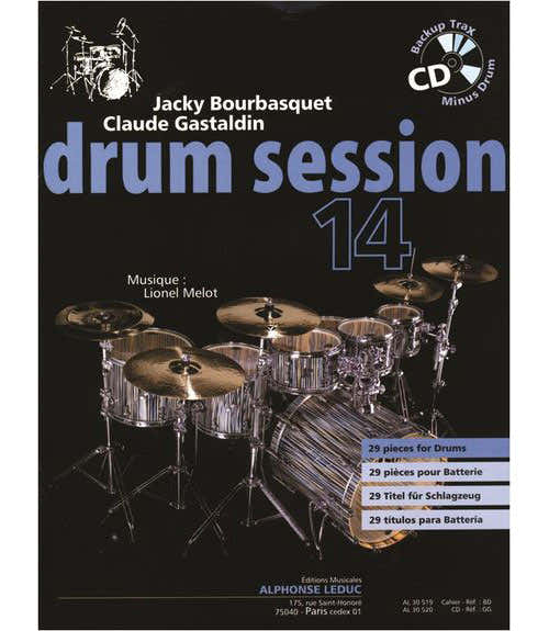 BOURBASQUET/GASTALDIN/MELOT - DRUM SESSION VOL.14 + CD