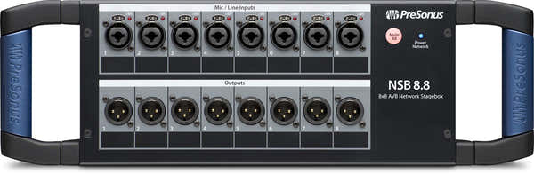 Presonus NSB 8.8 - CAJA DE ESCENARIO 8X8 PARA RED AVB