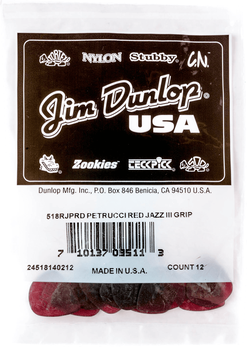 12 x 1,38mm John Petrucci Primetone Jazz III Red
