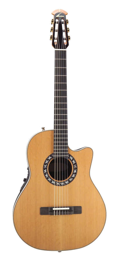 Guitarra Clásica Electroacústica Classic Nylon Legend Mid Cutaway Natural