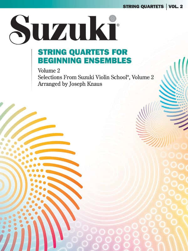SUZUKI / KNAUS JOSEPH - Cuarteto de cuerda para conjuntos principiantes VOL.2