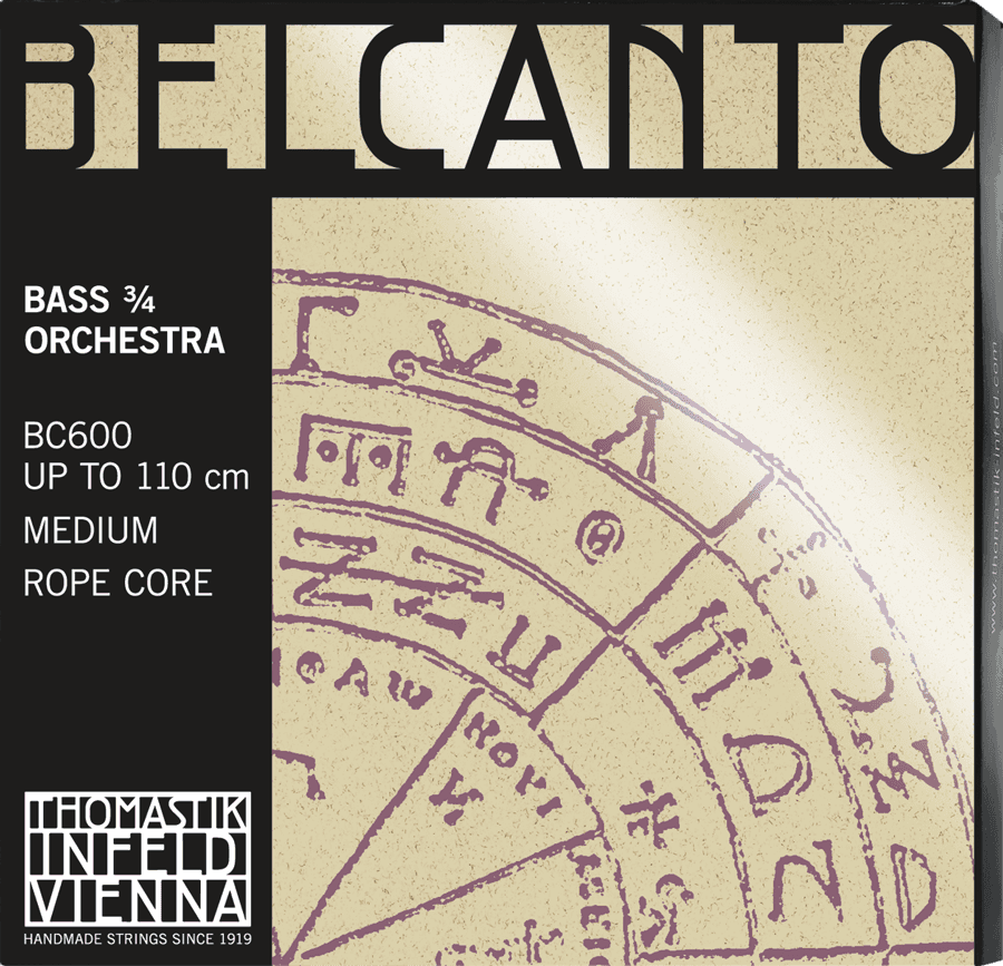 Thomastik STRINGS CONTRABASSES BELCANTO ROPE CORE SET X BC600