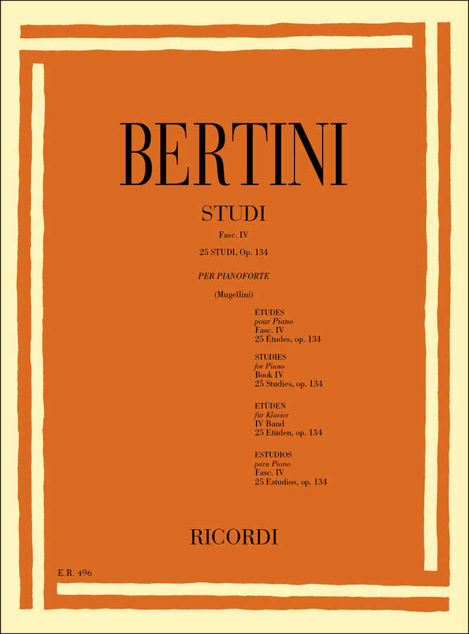 25 Studi Per Il 4Ç Grado Op. 134