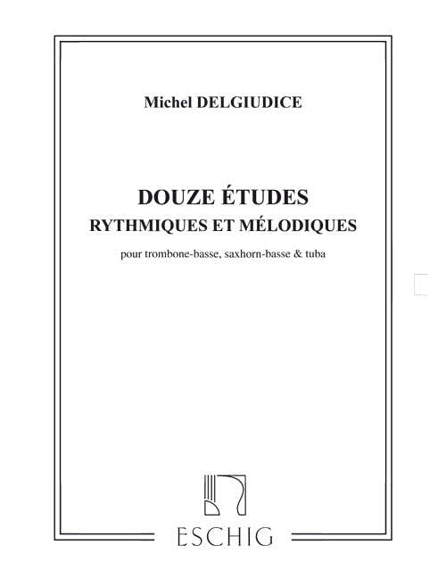 Delgiudice - 12 Etudes - Trombone Basse