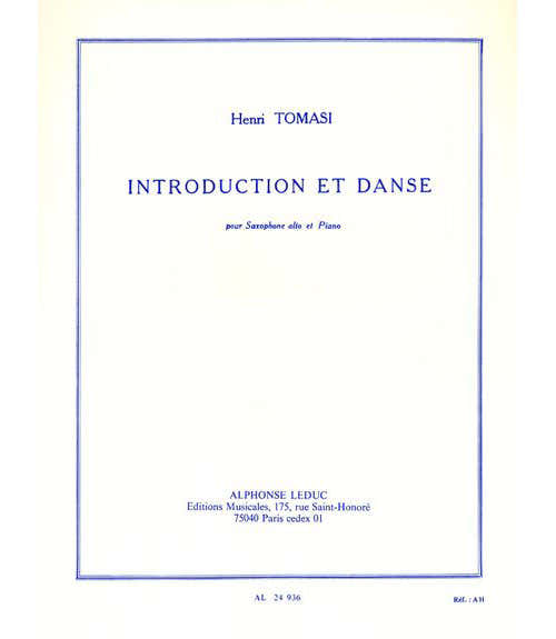 Tomasi Henri - Introduction et Danse - Sax Alto / Piano