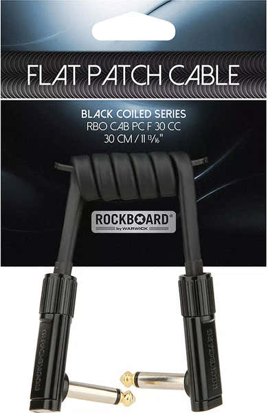 Patch Plano Enrollado - 4 A 30 Cm - Negro