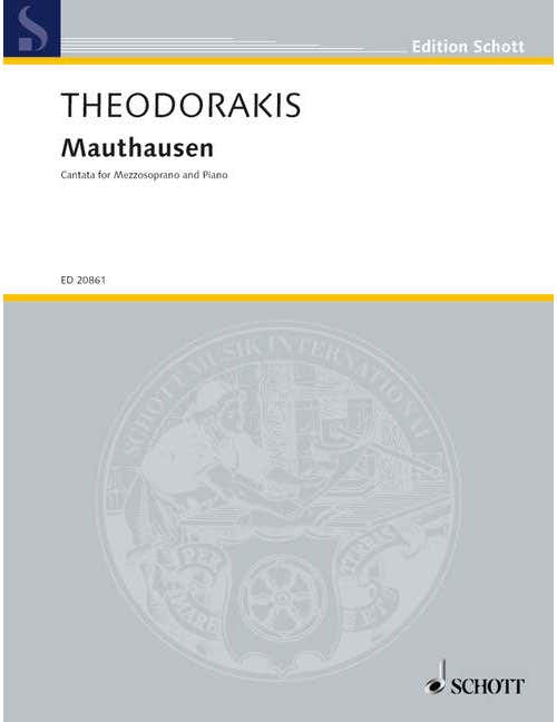 Theodorakis - Mauthausen Ast 168 - MEZZO-soprano et Piano
