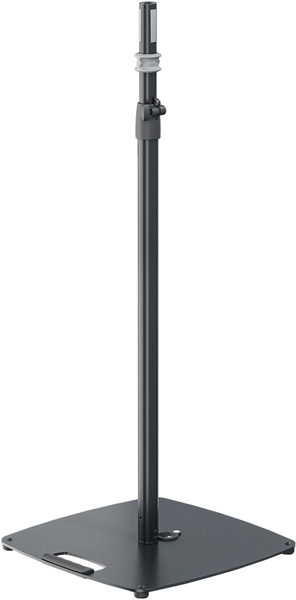 K&M Soporte de altavoz "easy Lock" con base de placa