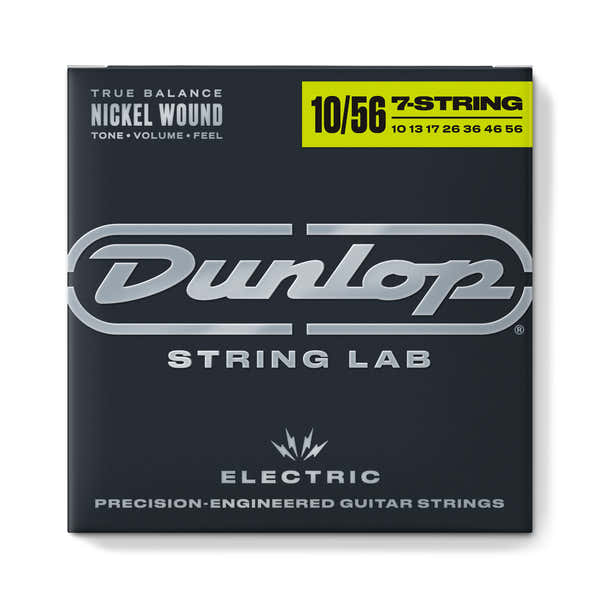 NICKEL PLATED STEEL ELECTRIC STRINGS ELECTRIC SET LIGHT 7 STRINGS 10-56