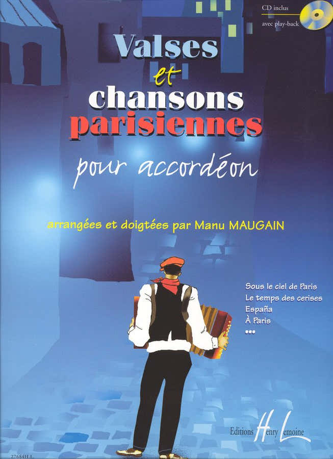 Maugain - Valses et Chansons Parisiennes + CD - Accordeon
