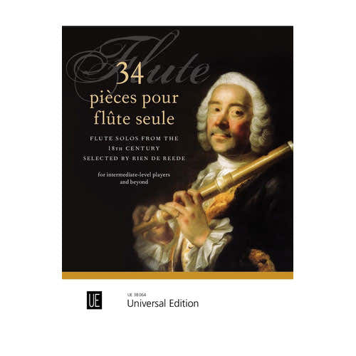 34 Pièces Pour Flûte Seule - Flute