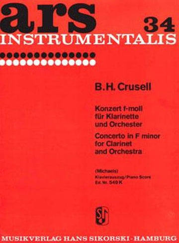 CRUSELL B. - CONCERTO OP.5 - CLARINETTE & PIANO