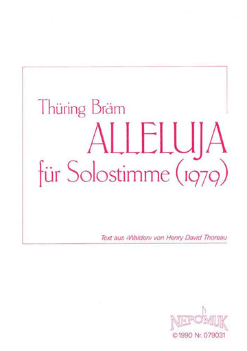 Bram Thuring - Alleluja - Soprano