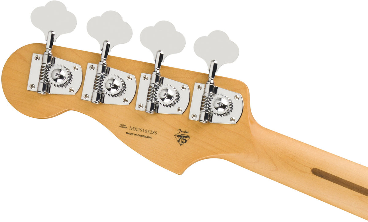 Precision Bass Player II 75 aniversario RW Brillo de Polvo de Diamante