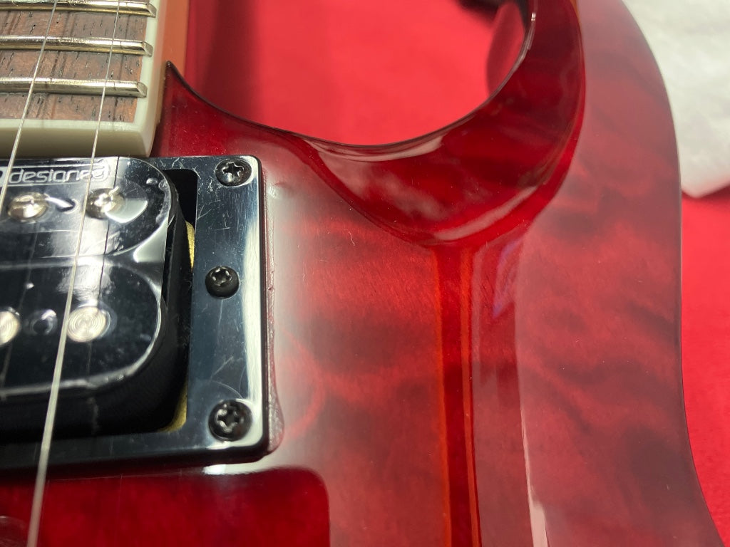 Mh200 Rojo Oscuro Transparente