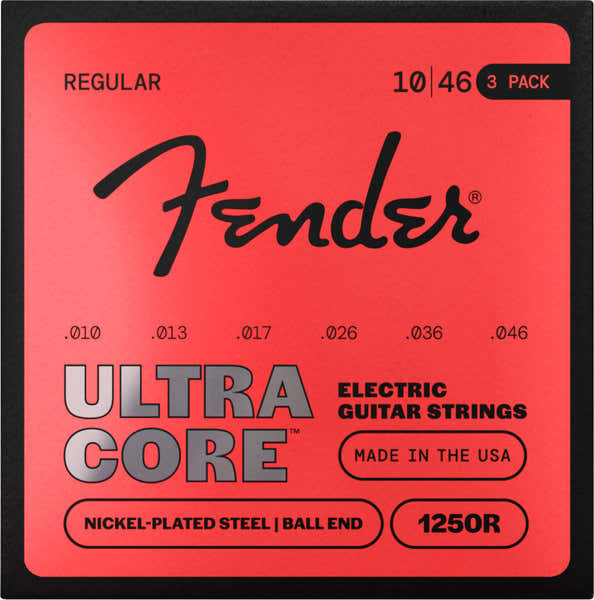 Ultracore acero niquelado, extremo de bola, 1250R 10-46, (6) paquete de 3