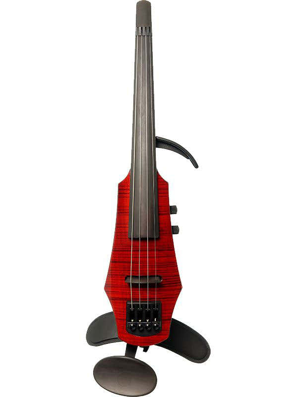 Wav - Violín Eléctrico Rojo (4 Cuerdas)