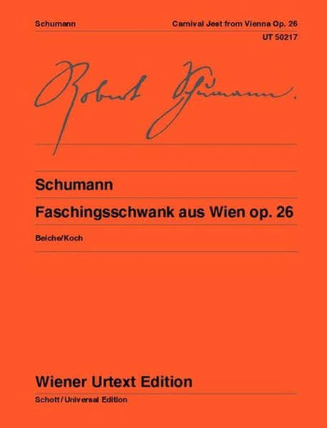 Schumann Robert - Faschingsschwank Aus Wien Op.26 - Piano