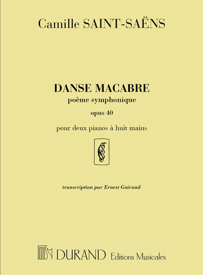 SAINT-SAENS C. - DANSE MACABRE POEME SYMPHONIQUE - 2 PIANOS