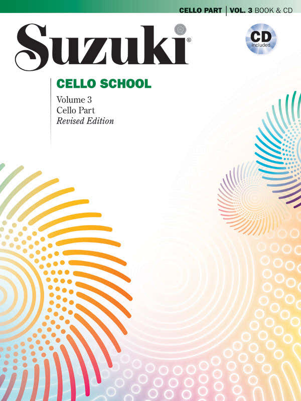 Suzuki Cello School Vol.3 (revised) + CD