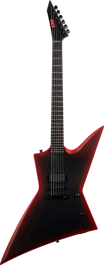 EXL Black Metal Red Burst Satin