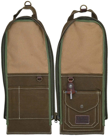 Funda Modular para Baquetas de Lona Encerada - Verde Bosque