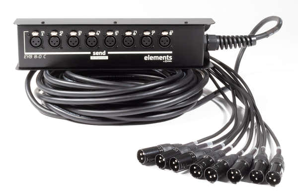 Caja de Escenario 8 Entradas XLR 15 M
