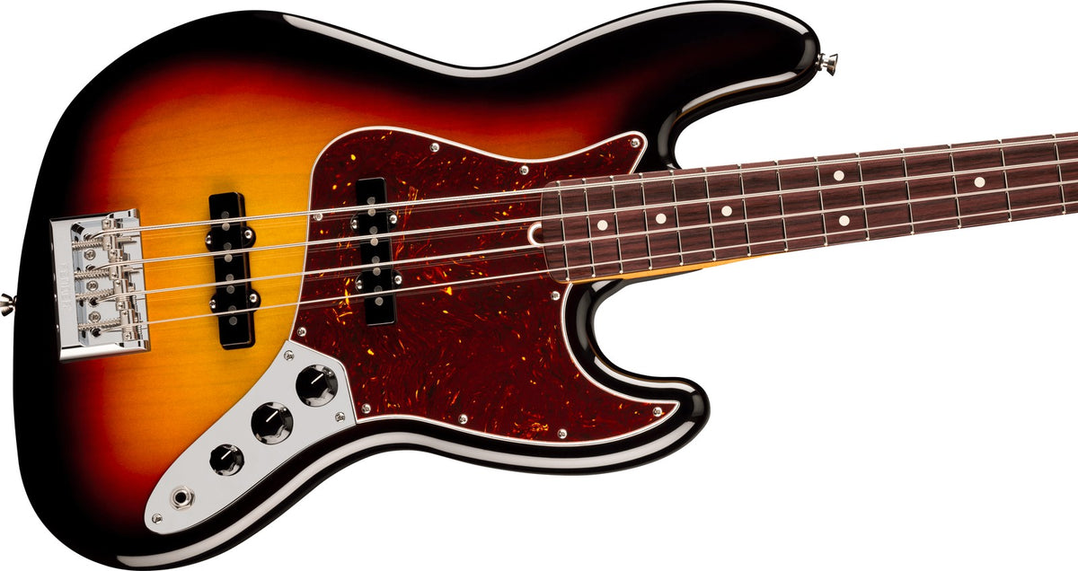 Jazz Bass American Professional, RW Sunburst de 3 colores