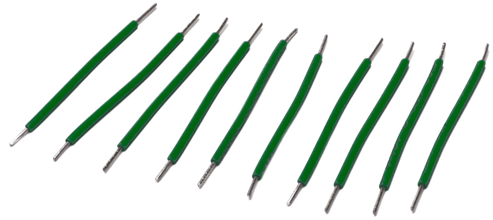 Cable pelado precortado 2 - Verde