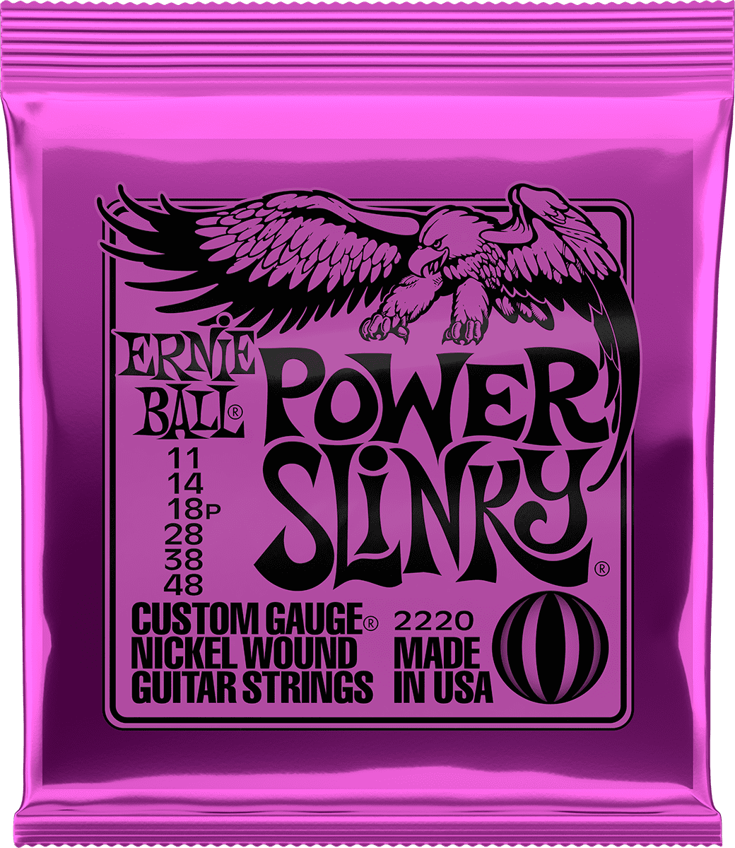 Ernie Ball 2220 Slinky potente 11-48