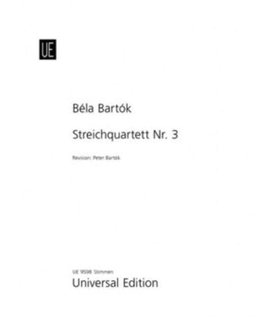 Bartok Bela - String Quartet N°3 - Parties