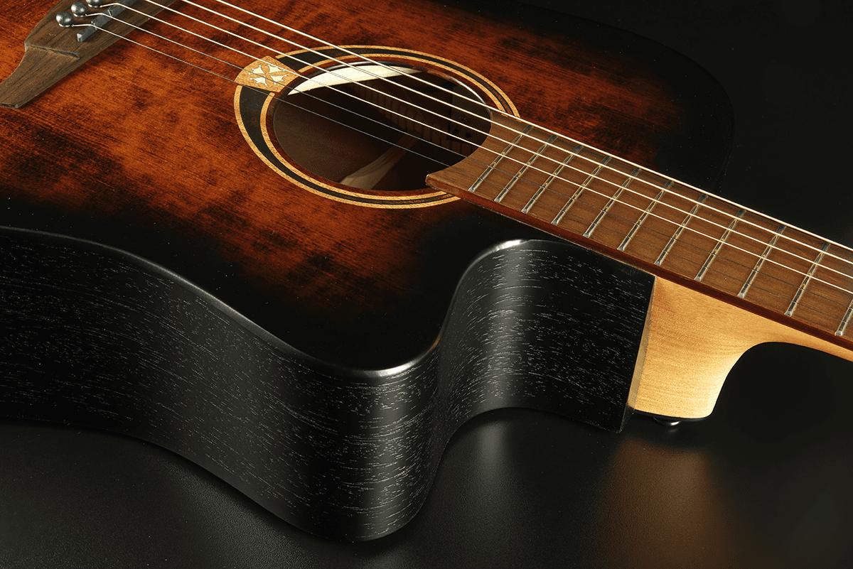 Tramontane T70DCE-B&B Dreadnought Ctw Negro & Marrón
