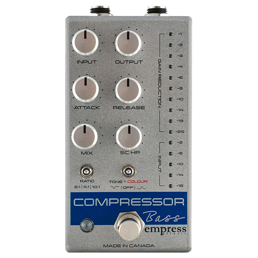 Compresor de bajo plateado