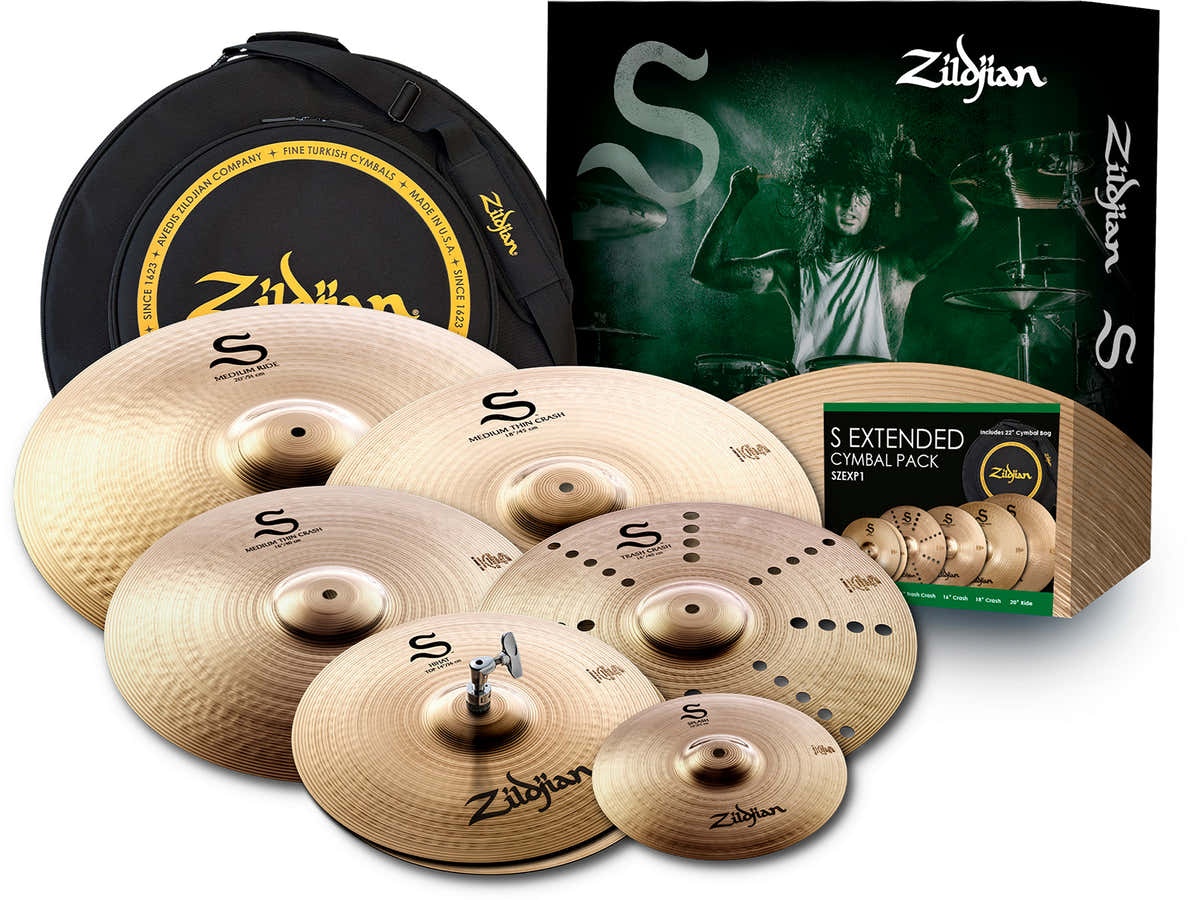 SZEXP1 - Pack S-Family Series 10"-14"-16"-16"-18"-20" + cymbals bag