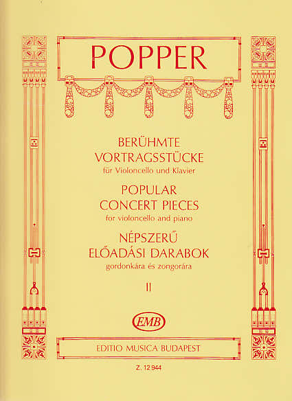 POPPER D. - POPULAR CONCERT PIECES 2 - VIOLONCELLE ET PIANO