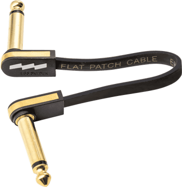Cable de Patch para Guitarra Compacto Dorado 10 CM