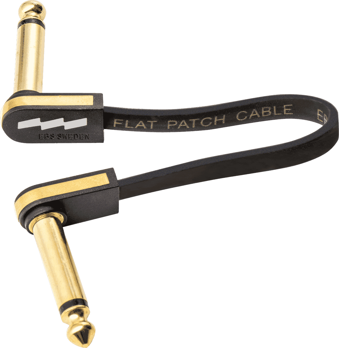 Cable de Patch para Guitarra Compacto Dorado 10 CM