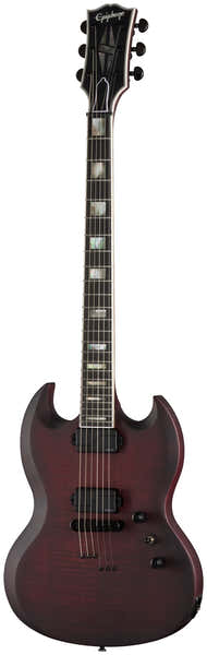 Epiphone SG Prophecy Niebla Carmesí Satinado