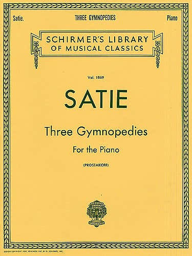 ERIK SATIE THREE GYMNOPEDIES - PIANO SOLO