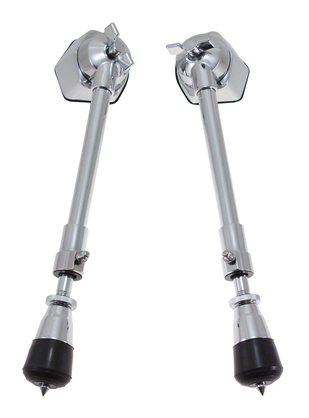 BDS10 - ADJUSTABLE STRAIGHT BASS DRUM SPURS (X2)