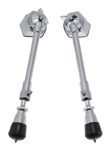 BDS10 - ADJUSTABLE STRAIGHT BASS DRUM SPURS (X2)