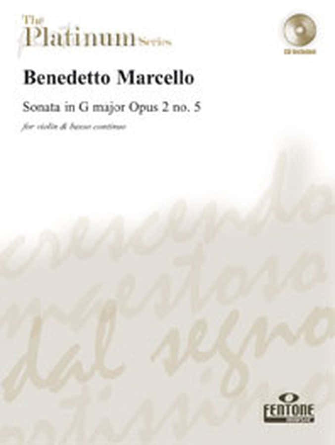 MARCELLO B. - SONATE OP 2 N°5 EN SOL MAJEUR + CD - VIOLON BC
