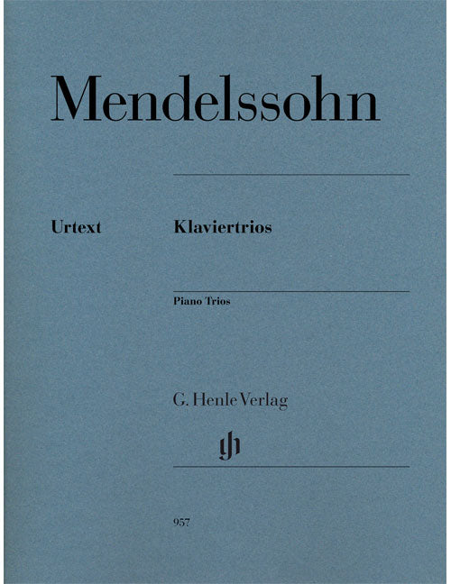 Henle Verlag Mendelssohn - Piano Trios