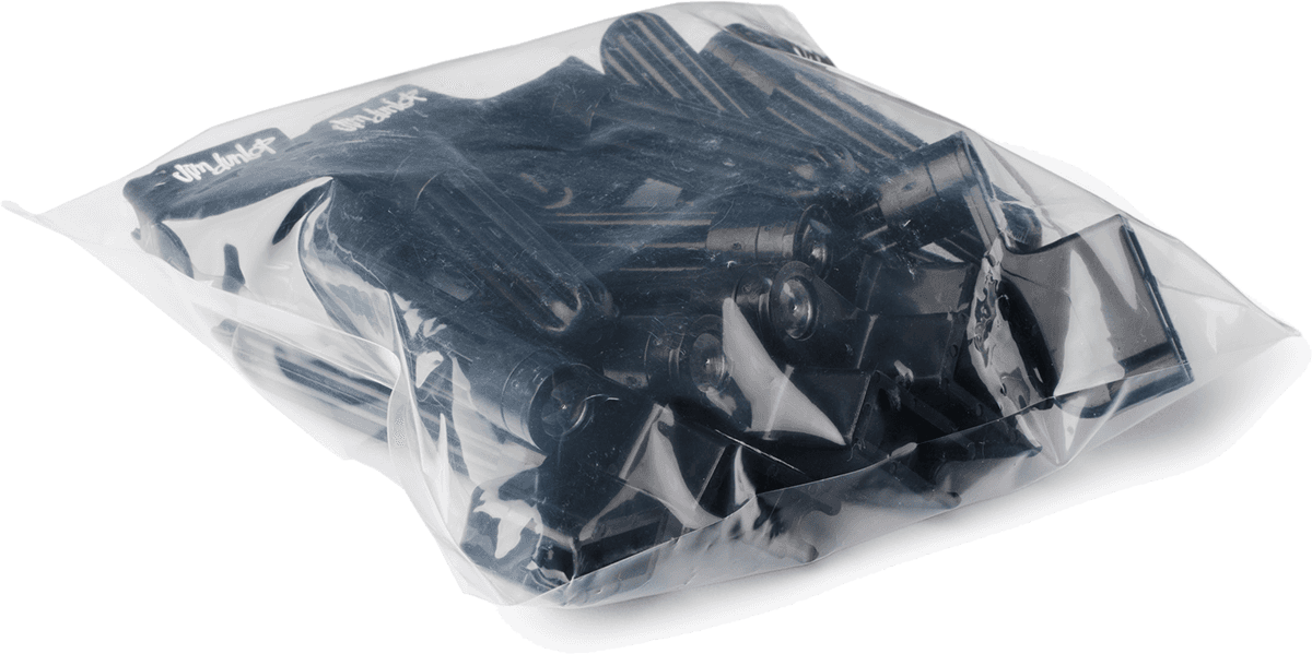 BLACK MECHANICAL SPINNER BAG OF 12