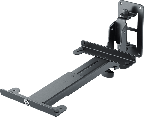 K&M SPEAKER WALL MOUNT L BLACK
