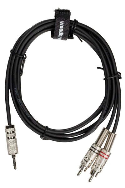 Cable Mini Jack Estéreo / 2 RCA Macho - 1,5 m - AC20