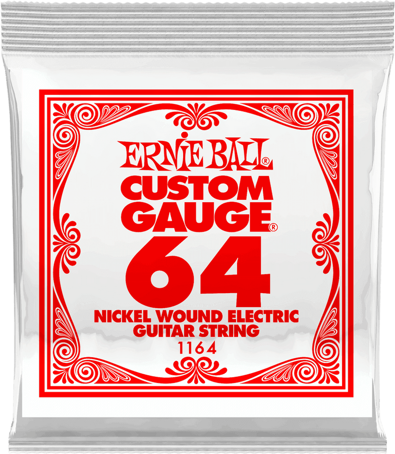 .064 NICKEL WOUND ELECTRIC GUITAR STRINGS