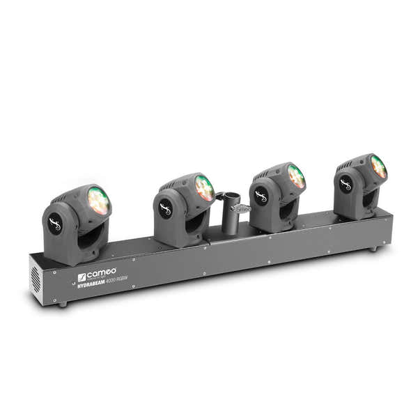 Cameo HYDRABEAM 4000 RGBW - SISTEMA DE ILUMINACIN CON 4 CABEZALES MVILES A 32W RGBW LED QUAD DE ALTA VEL