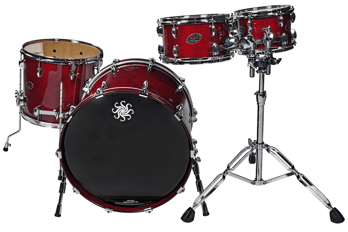 Kit Evolved Arce Standard 22" 4 Tambores Vino